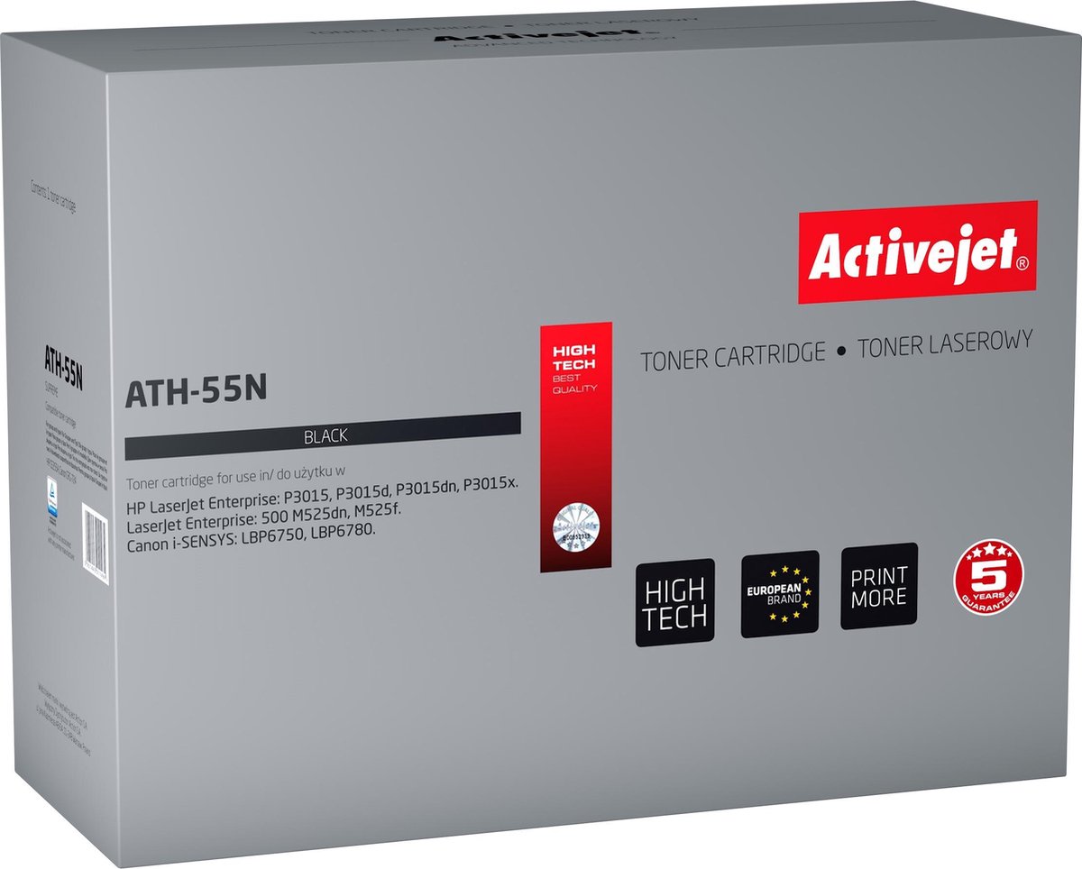 ACTIVEJET Toner cartridge Activejet ATH-55N Zwart