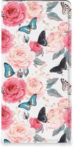Flipcase Cadeautjes voor Moederdag OPPO Reno8 T 5G Smartphone Hoesje Butterfly Roses