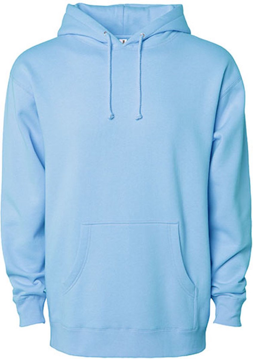 Independent Men´s Heavyweight Hooded Pullover Aqua 3XL Blauw