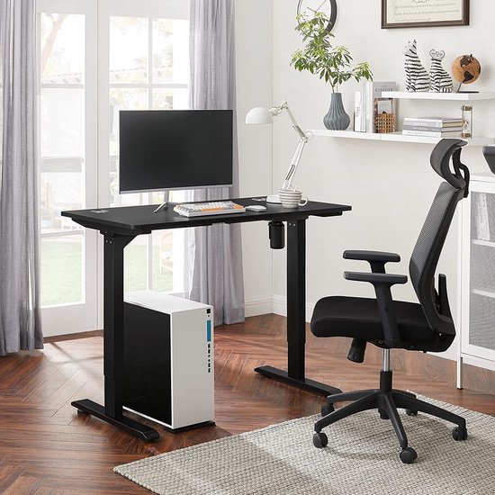 Bureau assis-debout 140 cm industriel