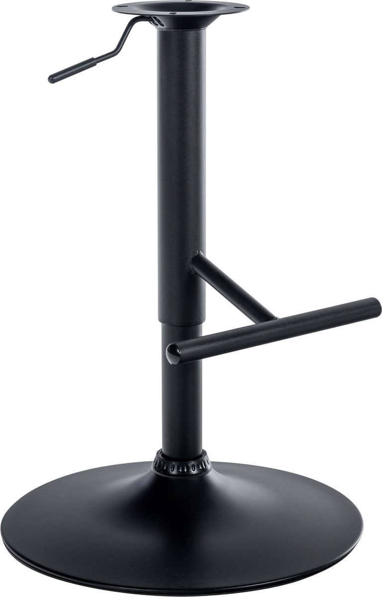 CLP Vervangend T-onderstel voor barkruk - Barkruk frame - zwart