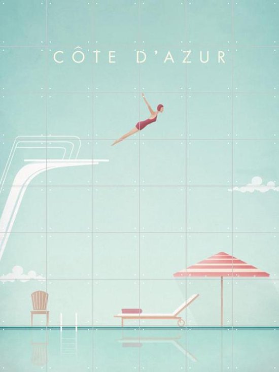 IXXI Cote d'Azur - Wanddecoratie - Sport - 120 x 160 cm