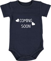 Coming soon Babyromper - aankondiging - bekend maken - baby - zwangerschap - zwanger - rompertje - jongen