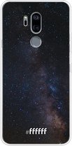 6F hoesje - geschikt voor LG G7 ThinQ -  Transparant TPU Case - Dark Space #ffffff