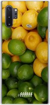 Samsung Galaxy Note 10 Plus Hoesje Transparant TPU Case - Lemon & Lime #ffffff