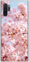 Samsung Galaxy Note 10 Plus Hoesje Transparant TPU Case - Cherry Blossom #ffffff