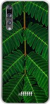 Huawei P20 Pro Hoesje Transparant TPU Case - Symmetric Plants #ffffff
