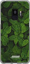 Samsung Galaxy S9 Hoesje Transparant TPU Case - Jungle Greens #ffffff