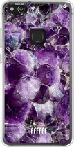 Huawei P10 Lite Hoesje Transparant TPU Case - Purple Geode #ffffff