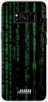 Samsung Galaxy S8 Plus Hoesje Transparant TPU Case - Hacking The Matrix #ffffff