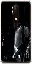 Nokia 6 (2018) Hoesje Transparant TPU Case - Plate Armour #ffffff