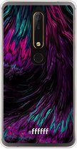Nokia 6 (2018) Hoesje Transparant TPU Case - Roots of Colour #ffffff