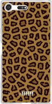 Sony Xperia XZ Premium Hoesje Transparant TPU Case - Leopard Print #ffffff