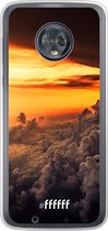 Motorola Moto G6 Hoesje Transparant TPU Case - Sea of Clouds #ffffff