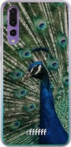 Huawei P30 Hoesje Transparant TPU Case - Peacock #ffffff