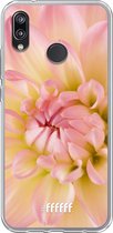 Huawei P20 Lite (2018) Hoesje Transparant TPU Case - Pink Petals #ffffff