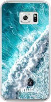 Samsung Galaxy S6 Edge Hoesje Transparant TPU Case - Perfect to Surf #ffffff