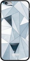iPhone 6s Hoesje TPU Case - Mirrored Polygon #ffffff