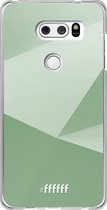LG V30 (2017) Hoesje Transparant TPU Case - Fresh Geometric #ffffff