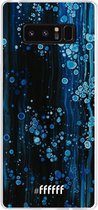 Samsung Galaxy Note 8 Hoesje Transparant TPU Case - Bubbling Blues #ffffff