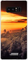 Samsung Galaxy Note 8 Hoesje Transparant TPU Case - Sea of Clouds #ffffff