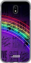 Samsung Galaxy J7 (2017) Hoesje Transparant TPU Case - Love is Love #ffffff