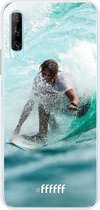 Huawei P Smart Pro Hoesje Transparant TPU Case - Boy Surfing #ffffff