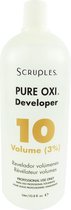 Scruples Pure Oxi Developer 10 Volume (3%) 1 Liter - Haar ontwikkelaar Unisex