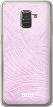 Samsung Galaxy A8 (2018) Hoesje Transparant TPU Case - Pink Slink #ffffff
