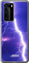 Huawei P40 Pro Hoesje Transparant TPU Case - Thunderbolt #ffffff