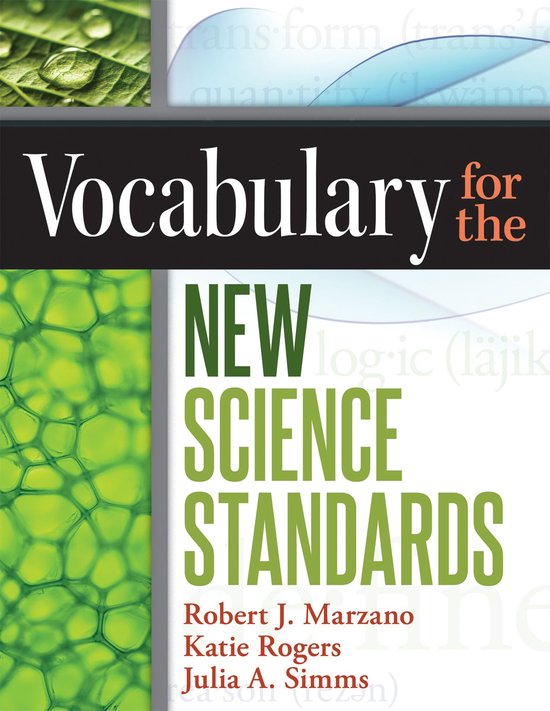 Vocabulary for the New Science Standards - cover