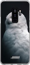 Samsung Galaxy S9 Plus Hoesje Transparant TPU Case - Witte Uil #ffffff
