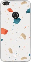 Huawei P8 Lite (2017) Hoesje Transparant TPU Case - Terrazzo N°3 #ffffff