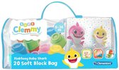 Clementoni Soft Clemmy Baby Shark + 20 Blokken