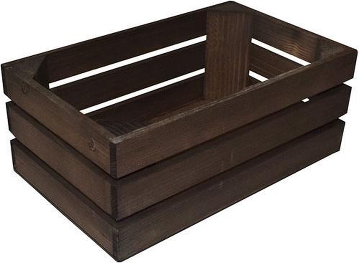 Gnbak 1-4 Hout Vintage Bruin 26x15.7xh10.5cm Berk