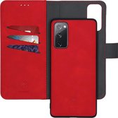 iMoshion Uitneembare 2-in-1 Luxe Booktype Samsung Galaxy S20 FE hoesje - Rood