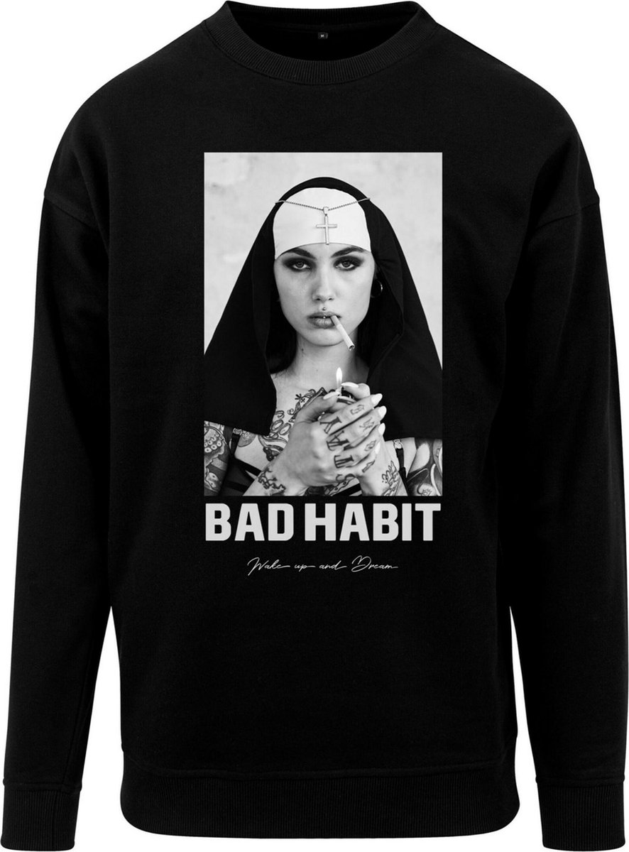 Mister Tee Bad Habit Sweater/trui S Zwart