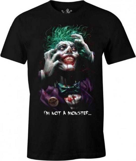 DC Comics - Batman - Black Men's T-shirt - The Joker - S