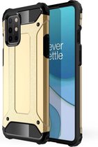 OnePlus 8T Hoesje - Armor Hybrid - Goud