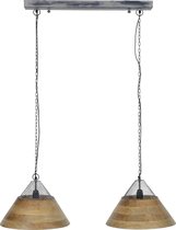 Davidi Design Vega Hanglamp 2x Ø40 houten kap
