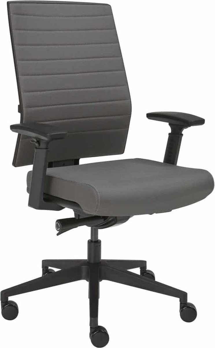 Ergonomische bureaustoel 1332 in stof Middel grijs