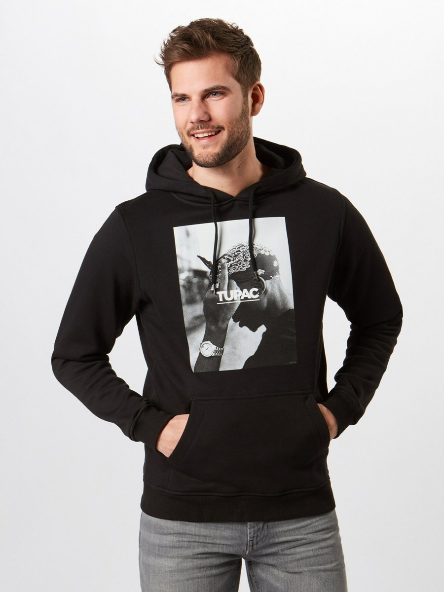 Mister Tee Tupac 2Pac F*ck the World Hoodie/trui L Zwart