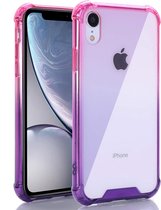 Roze-Paarse Shock case geschikt voor Apple iPhone Xr