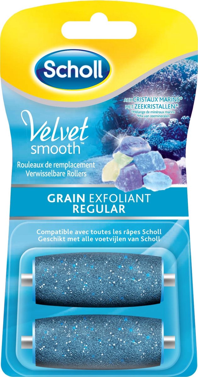 Scholl Velvet Smooth - Navulling Eeltverwijderaar - Regular - Voetvijl - 2 Stuks