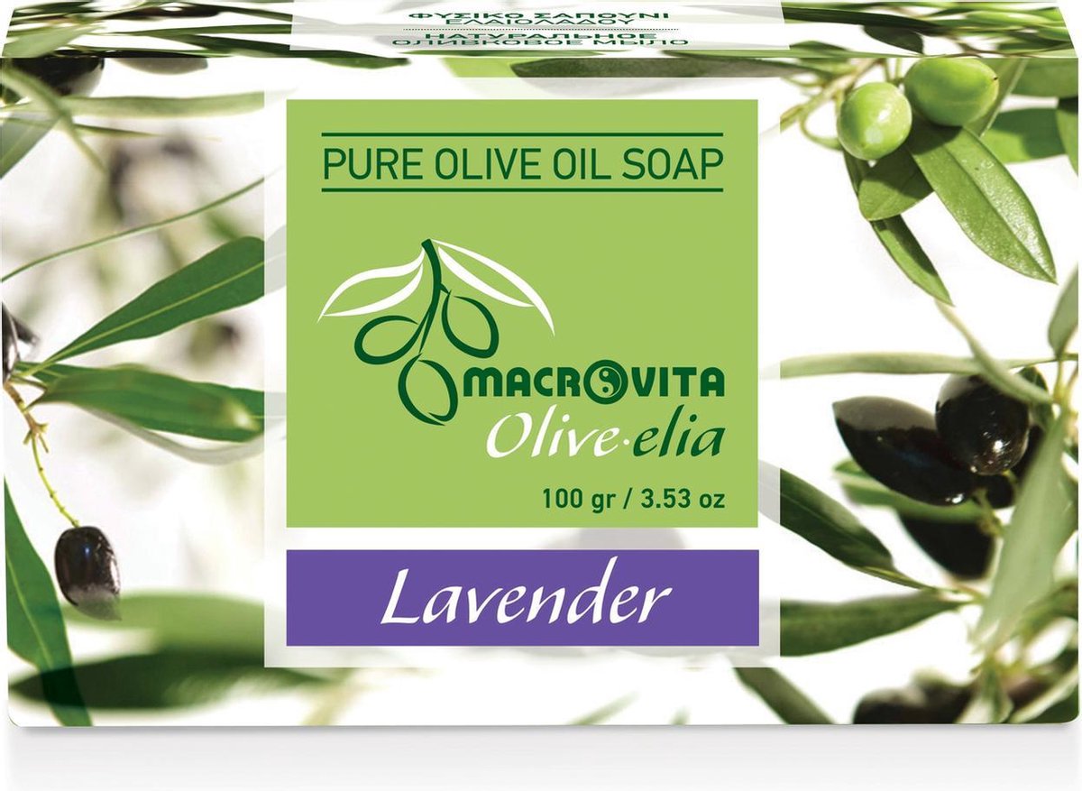 Olive-elia Pure Olijfoliezeep Lavendel