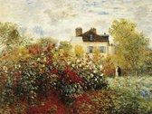 Claude Monet - The Artist's Garden Kunstdruk 80x60cm