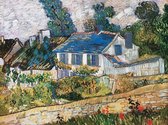 Vincent Van Gogh - Case ad Auvers Kunstdruk 80x60cm