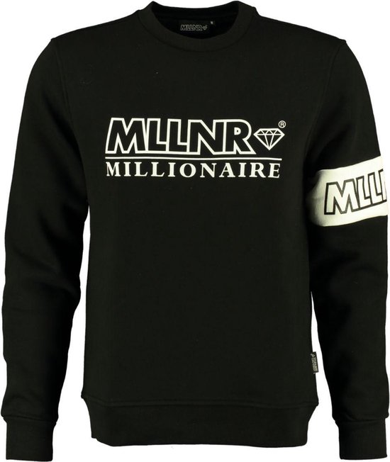 Mllnr millionaire zwarte sweater - Maat M | bol.com