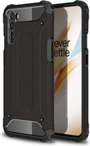 Armor Hybrid Back Cover - OnePlus Nord Hoesje - Zwart