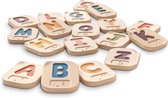 PlanToys Houten Speelgoed Braille alfabet A-Z